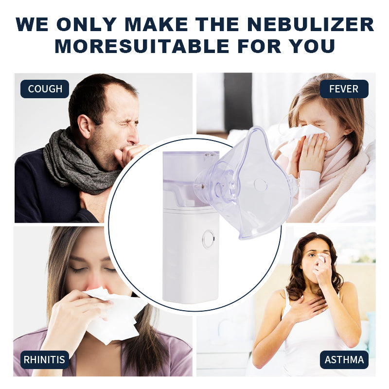 Portable Nebulizer For Congested Chest, Nose, Throat And Asthma - Nebulizer Machine For Kids And Adults (Cell Operated )