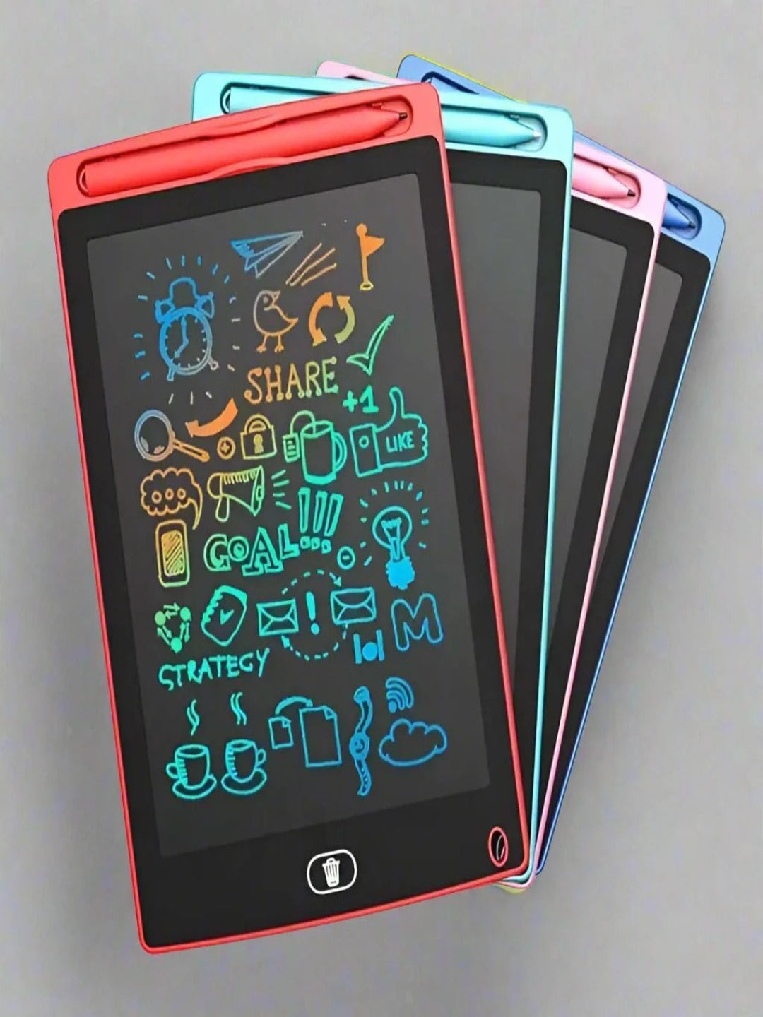 8.5 Inch LCD Writing Tablet For Kids – Colorful Doodle Board Drawing Tablet With Lock, Erasable & Portable