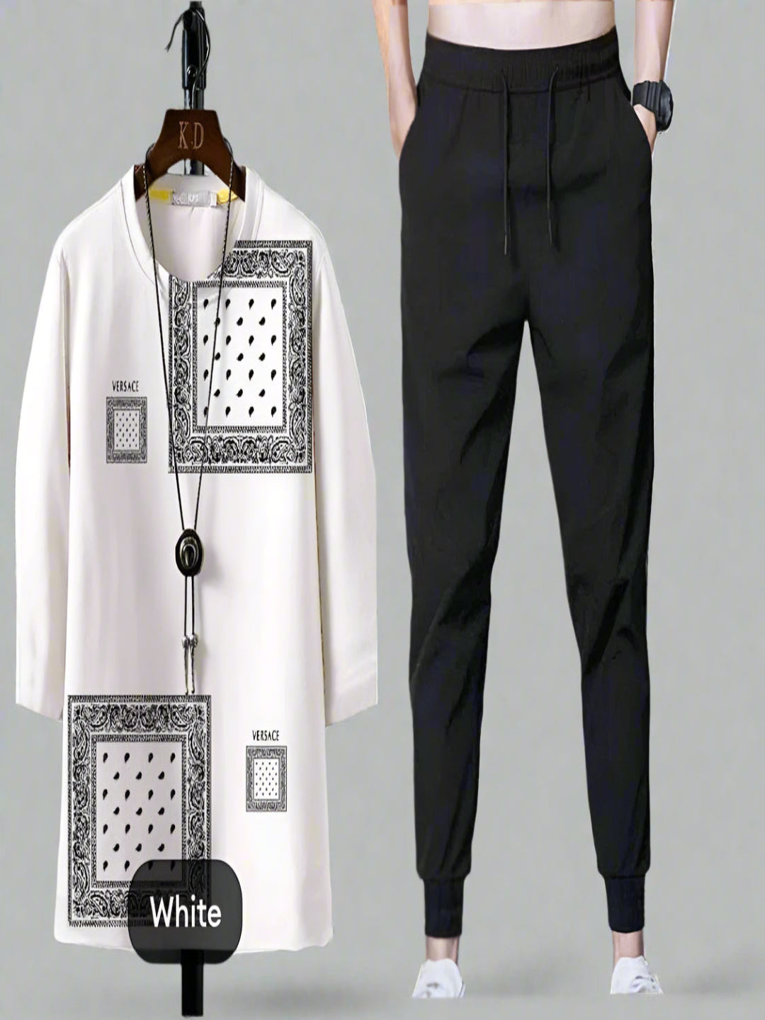 2 Pcs Men's Micro Interlock Graphic Sublimation Track Suit