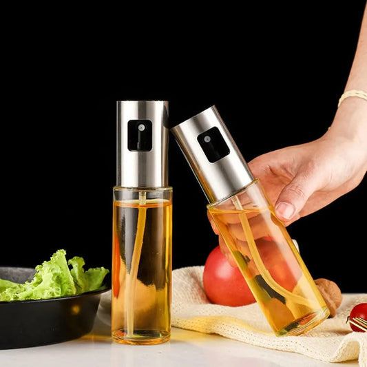 Cooking Oil Sprayer – Glass Oil Spray Bottle For Kitchen, BBQ, Baking, Grilling, Vinegar & Sauce