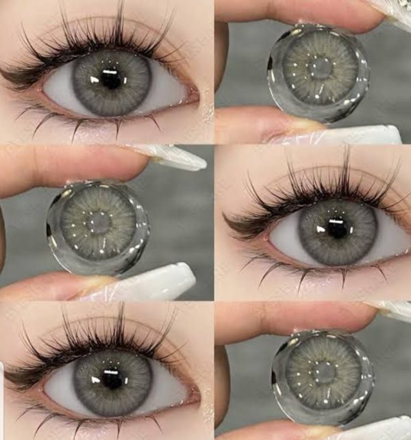 3-tone Contact Lens With Container Solution & Travel Kit