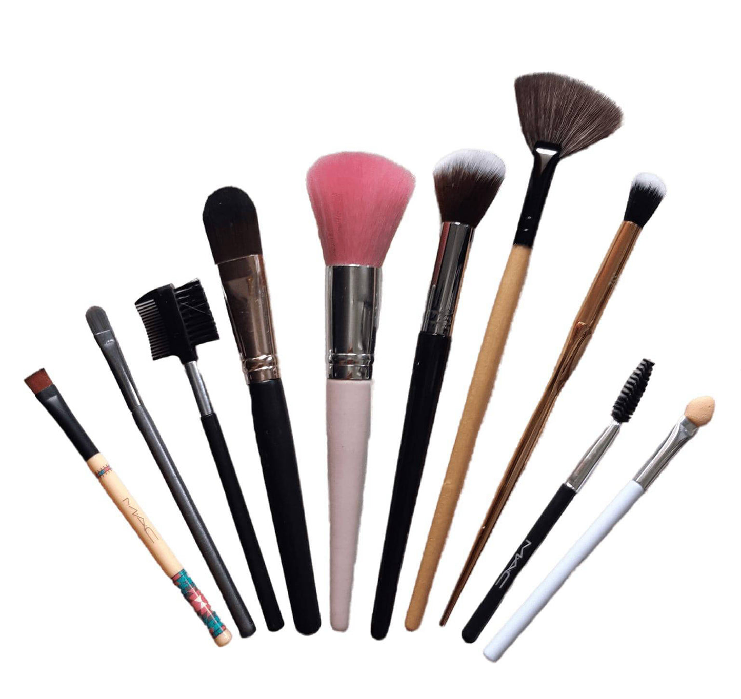 Makeup Brush Set, Set Of 10