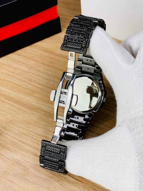 New Black Stone Watch